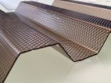 Polykarbonátová deska WT - trapéz, mikroprizma, bronz