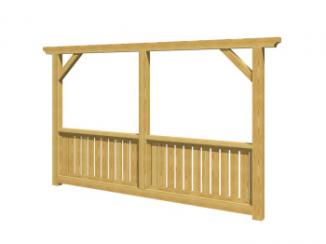 Plůtková zástěna 350 x 80