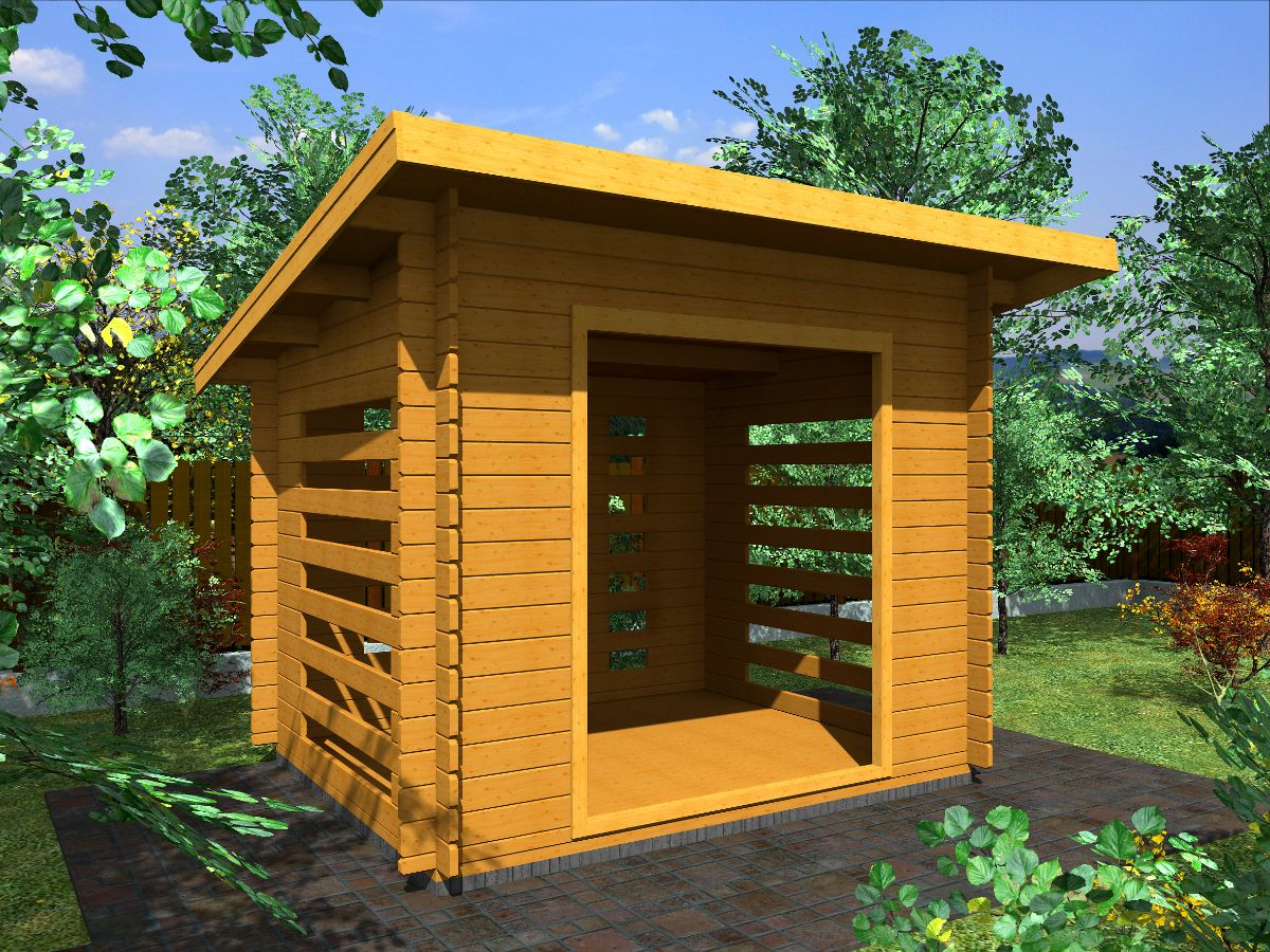 Dřevníky pro palivové dřevo - Dřevník Standard 250x200 28 mm
