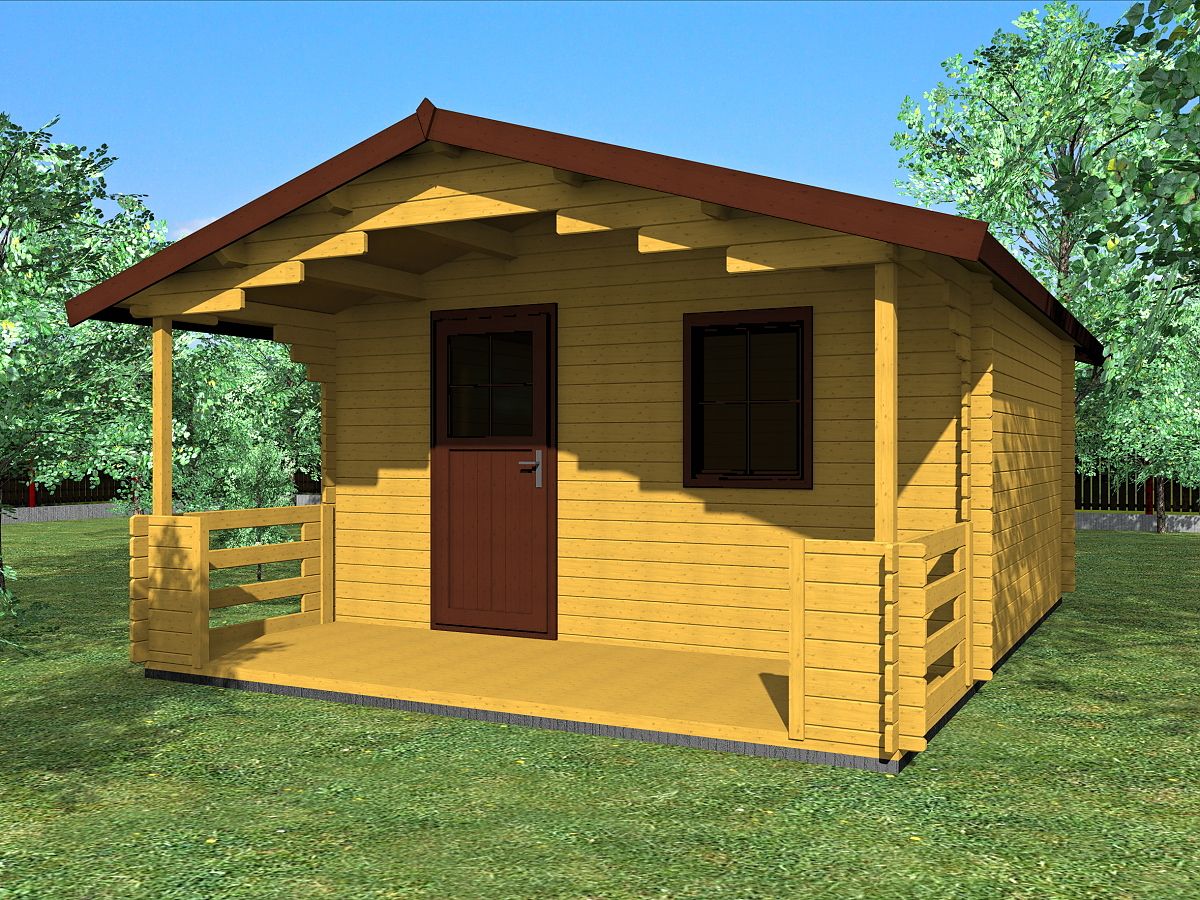 Zahradní domky a chatky - Luka 400x300 33 mm