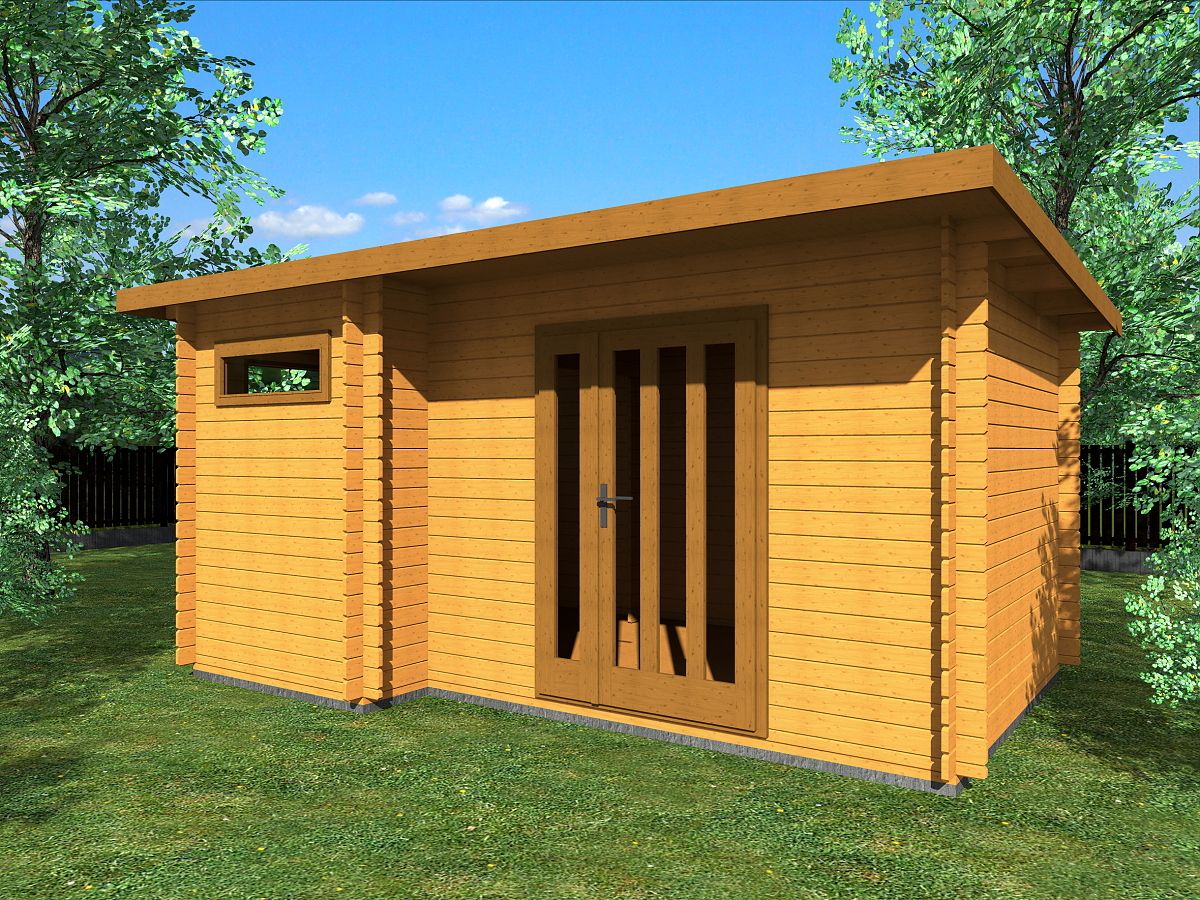 Zahradní domky a chatky - Ueli DD 450x300 28 mm