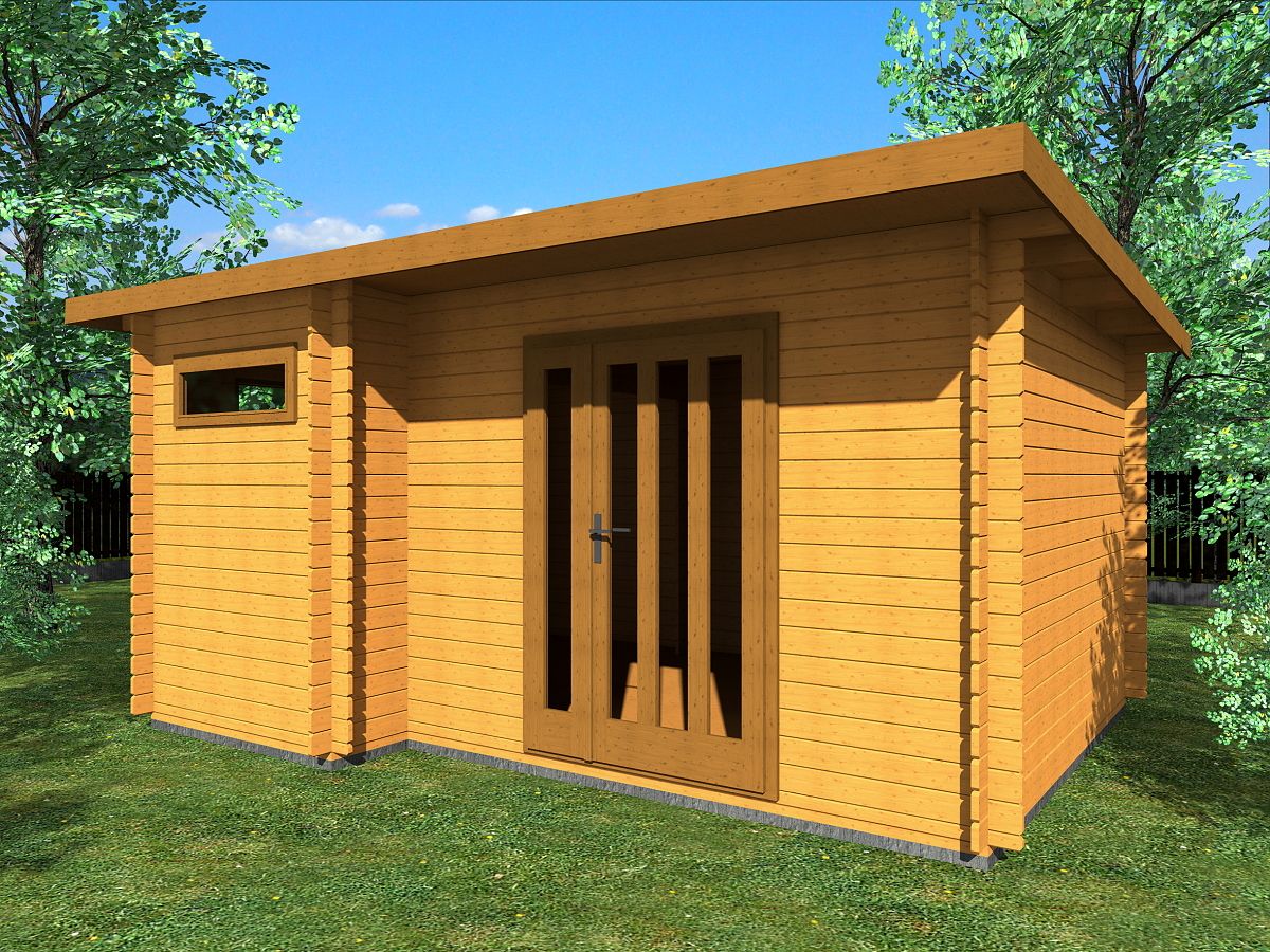 Zahradní domky a chatky - Ueli DD 450x350 28 mm