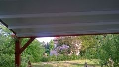 Pergola s posuvnou střechou